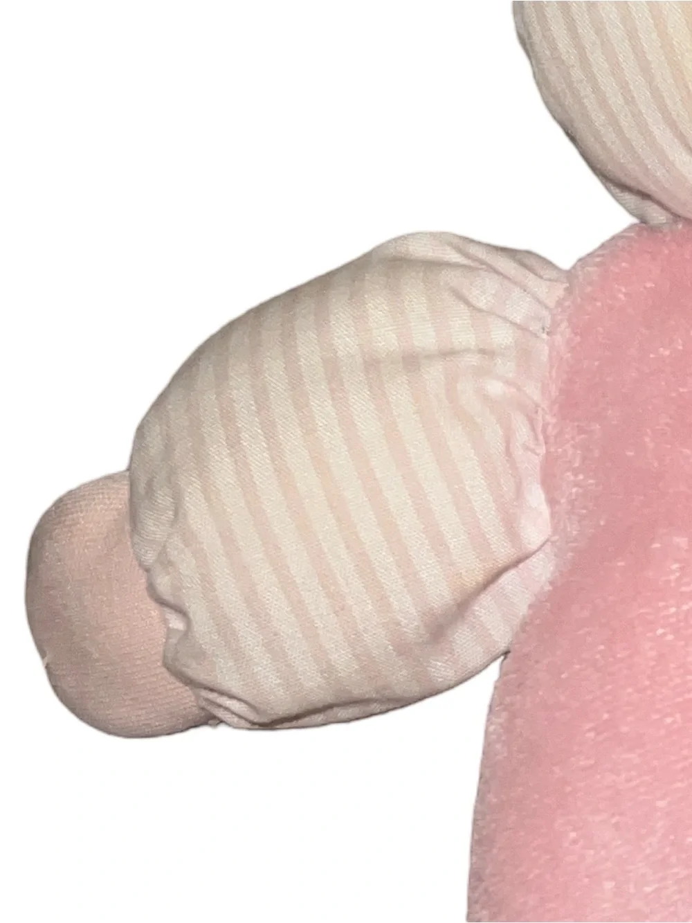 Vintage Baby Girl Oshkosh B' Gosh Doll Blonde Pink Sleeper Plush 11” Lovey